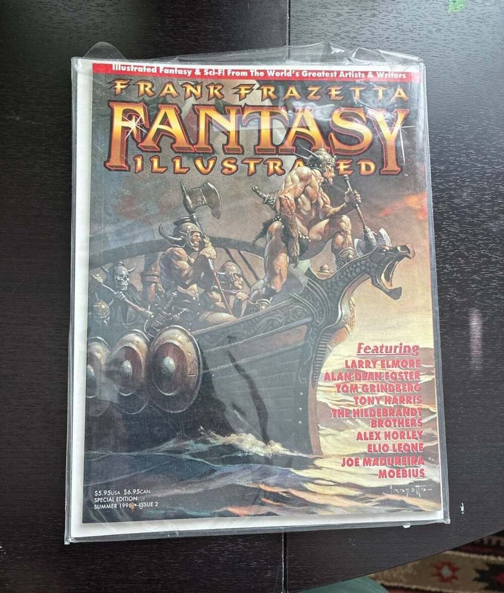 Frank Frazetta Fantasy Illustrated #2 Magazine Summer 1998 Special Edition